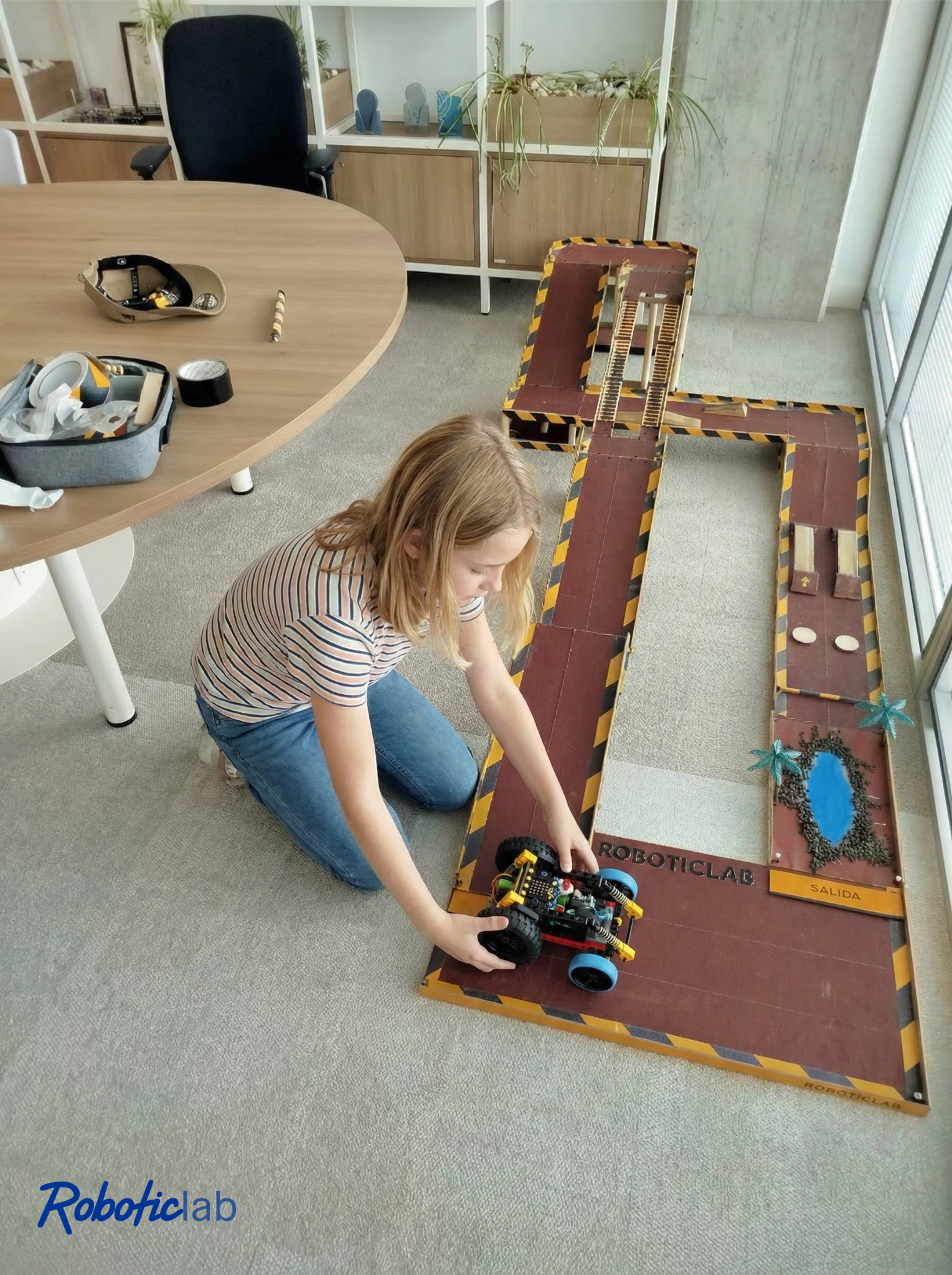 Retos con Micro:bit en pista